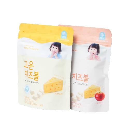 BEBEFOOD CHEESE MELTS (PLAIN / APPLE)